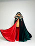 Cape burgundy lining